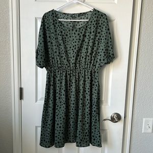 SHEIN spotted dress xl